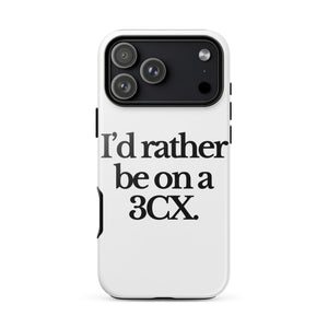 The Tractor Mugs Store iPhone 17 Pro Max I'D RATHER BE ON A 3CX | Tough Case for iPhone® Quality Farmers Merch