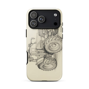 The Tractor Mugs Store iPhone 17 Pro Max McCormick MTX 200 Pencil Sketch | Tough Case for iPhone® Quality Farmers Merch