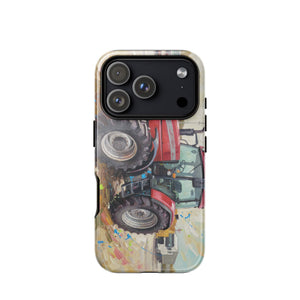 The Tractor Mugs Store iPhone 17 Pro McCormick MTX 150 Signature Edition Splash Art | Tough Case for iPhone® Quality Farmers Merch