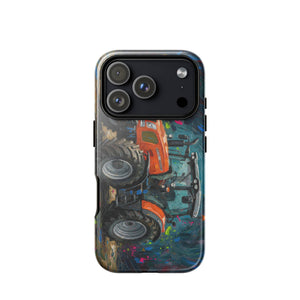 The Tractor Mugs Store iPhone 17 Pro SAME Explorer 105 (Stage V) Splash Art | Tough Case for iPhone® Quality Farmers Merch