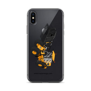 The Tractor Mugs Store iPhone X/XS JCB 435 S Farm Master | Clear Case for iPhone® Quality Farmers Merch