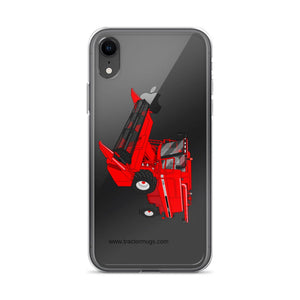 The Tractor Mugs Store iPhone XR Case IH Axial Flow 2188 Harvester | Clear Case for iPhone® Quality Farmers Merch