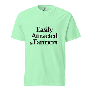 The Tractor Mugs Store Island Reef / S Easily Attracted to Farmers | Unisex Premium T-Shirt Quality Farmers Merch