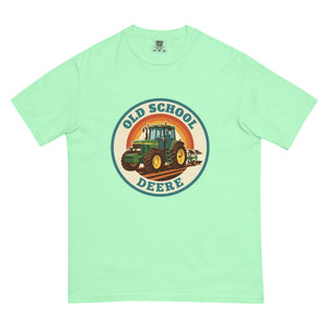 The Tractor Mugs Store Island Reef / S John Deere 7810 OLD SCHOOL DEERE Retro | Unisex Premium T-shirt Quality Farmers Merch