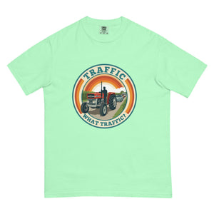 The Tractor Mugs Store Island Reef / S Massey Ferguson 135 TRAFFIC WHAT TRAFFIC? Retro | Unisex Premium T-shirt Quality Farmers Merch