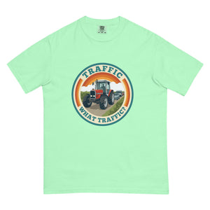 The Tractor Mugs Store Island Reef / S Massey Ferguson 3075 TRAFFIC WHAT TRAFFIC? Retro | Unisex Premium T-shirt Quality Farmers Merch