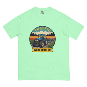 The Tractor Mugs Store Island Reef / S New Holland TM 135 TRAFFIC WHAT TRAFFIC? Outdoor | Unisex Premium T-shirt Quality Farmers Merch
