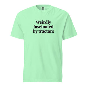 The Tractor Mugs Store Island Reef / S Weirdly Fascinated by Tractors | Unisex Premium T-shirt Quality Farmers Merch