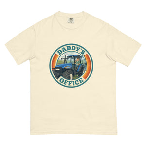 The Tractor Mugs Store Ivory New Holland TM 155 DADDY'S OFFICE Retro | Unisex Premium T-shirt Quality Farmers Merch