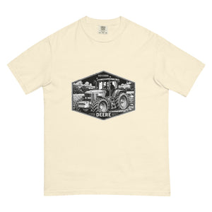 The Tractor Mugs Store Ivory / S John Deere 7810 OLD SCHOOL DEERE Moose | Unisex Premium T-shirt Quality Farmers Merch