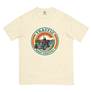 The Tractor Mugs Store Ivory / S Massey Ferguson 135 TRAFFIC WHAT TRAFFIC? Retro | Unisex Premium T-shirt Quality Farmers Merch