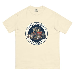 The Tractor Mugs Store Ivory / S Massey Ferguson 3075 OLD SCHOOL MASSEY Engraving | Unisex Premium T-shirt Quality Farmers Merch