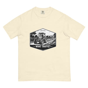 The Tractor Mugs Store Ivory / S Massey Ferguson 3075 TRAFFIC WHAT TRAFFIC? Moose | Unisex Premium T-shirt Quality Farmers Merch