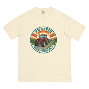 The Tractor Mugs Store Ivory / S Massey Ferguson 6480 TRAFFIC WHAT TRAFFIC? Retro | Unisex Premium T-shirt Quality Farmers Merch