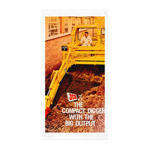 The Tractor Mugs Store JCB 3 | Beach Towel Quality Farmers Merch