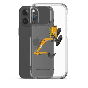 The Tractor Mugs Store JCB 370 LC | Clear Case for iPhone® Quality Farmers Merch