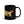 The Tractor Mugs Store JCB 3C II Backhoe | Black Glossy Mug Quality Farmers Merch
