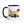 The Tractor Mugs Store JCB 3C II Backhoe | Mug with Color Inside Quality Farmers Merch