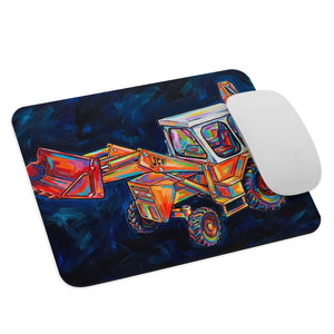 The Tractor Mugs Store JCB 3C II | Splash Art Mouse pad Quality Farmers Merch