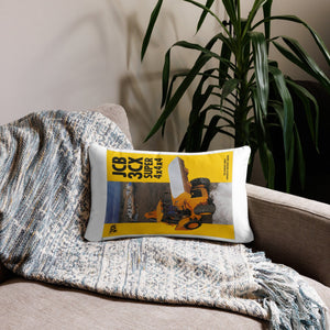 The Tractor Mugs Store JCB 3CX 4x4x4 Brochure | Pillow Case Quality Farmers Merch