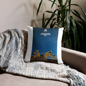 The Tractor Mugs Store JCB 3CX Sitemaster Advert | Pillow Case Quality Farmers Merch