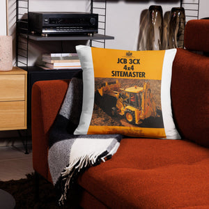 The Tractor Mugs Store JCB 3CX Sitemaster Brochure | Pillow Case Quality Farmers Merch