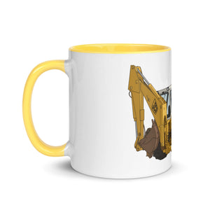 The Tractor Mugs Store JCB 3D Working | Mug with Colour Inside Quality Farmers Merch