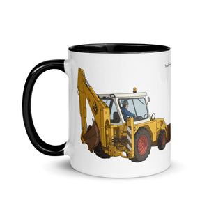 The Tractor Mugs Store JCB 3D Working | Mug with Colour Inside Quality Farmers Merch