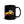 The Tractor Mugs Store JCB 4D Backhoe | Black Glossy Mug Quality Farmers Merch