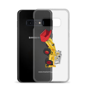 The Tractor Mugs Store JCB 4D Backhoe | Clear Case for Samsung® Quality Farmers Merch