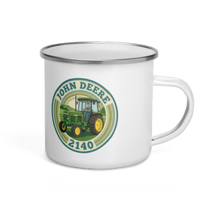 The Tractor Mugs Store John Deere 2140 | Enamel Mug Quality Farmers Merch