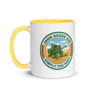 The Tractor Mugs Store John Deere 530 John Deere 530 SIMPLY THE BEST | Mug with Colour Inside Quality Farmers Merch