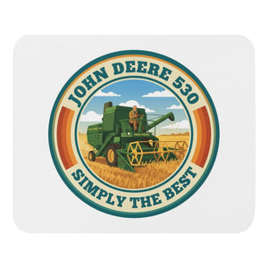 The Tractor Mugs Store John Deere 530 John Deere 530 SIMPLY THE BEST Retro | Mouse Mat Quality Farmers Merch