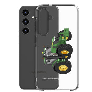 The Tractor Mugs Store John Deere 6125 R | Clear Case for Samsung® Quality Farmers Merch