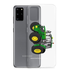 The Tractor Mugs Store John Deere 6155 M | Clear Case for Samsung® Quality Farmers Merch
