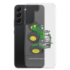 The Tractor Mugs Store John Deere 6155 M | Clear Case for Samsung® Quality Farmers Merch