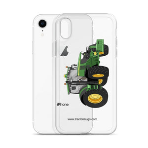 The Tractor Mugs Store John Deere 6210 R | Clear Case for iPhone® Quality Farmers Merch