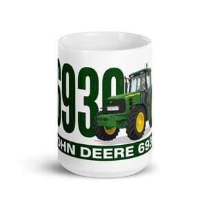 The Tractor Mugs Store John Deere 6930 | White Glossy Mug Quality Farmers Merch