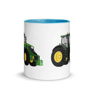 The Tractor Mugs Store John Deere 6R | Mug with Color Inside Quality Farmers Merch