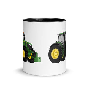 The Tractor Mugs Store John Deere 6R | Mug with Color Inside Quality Farmers Merch