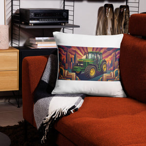 The Tractor Mugs Store John Deere 7810 | Art Deco Pillow Case Quality Farmers Merch