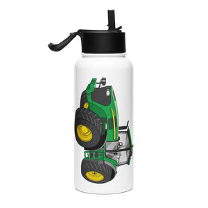 The Tractor Mugs Store John Deere 7820 | Stainless steel water bottle with a straw lid Quality Farmers Merch