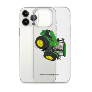 The Tractor Mugs Store John Deere 7R 350 auto powr | Clear Case for iPhone® Quality Farmers Merch