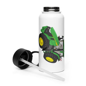 The Tractor Mugs Store John Deere 7R 350 auto powr | Stainless Steel Water Bottle Quality Farmers Merch
