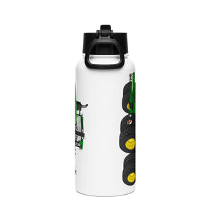The Tractor Mugs Store John Deere 9R 640 | Stainless steel water bottle with a straw lid Quality Farmers Merch