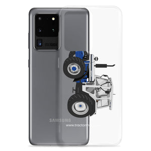 The Tractor Mugs Store Jubilee Edition Silver Tractor | Clear Case for Samsung® Quality Farmers Merch