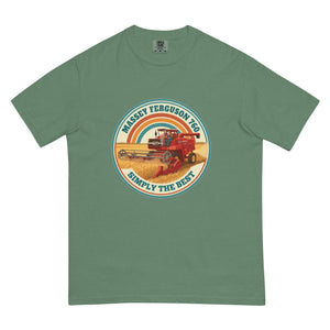 The Tractor Mugs Store Light Green Massey Ferguson 760 Massey Ferguson 760 SIMPLY THE BEST Retro | Unisex Premium T-shirt Quality Farmers Merch