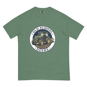 The Tractor Mugs Store Light Green / S John Deere 3350 OLD SCHOOL DEERE Engraving | Unisex Premium T-shirt Quality Farmers Merch