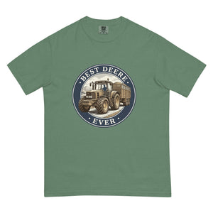 The Tractor Mugs Store Light Green / S John Deere 6930 BEST DEERE EVER Engraving | Unisex Premium T-shirt Quality Farmers Merch