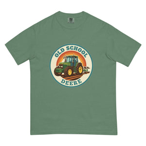 The Tractor Mugs Store Light Green / S John Deere 7810 OLD SCHOOL DEERE Retro | Unisex Premium T-shirt Quality Farmers Merch